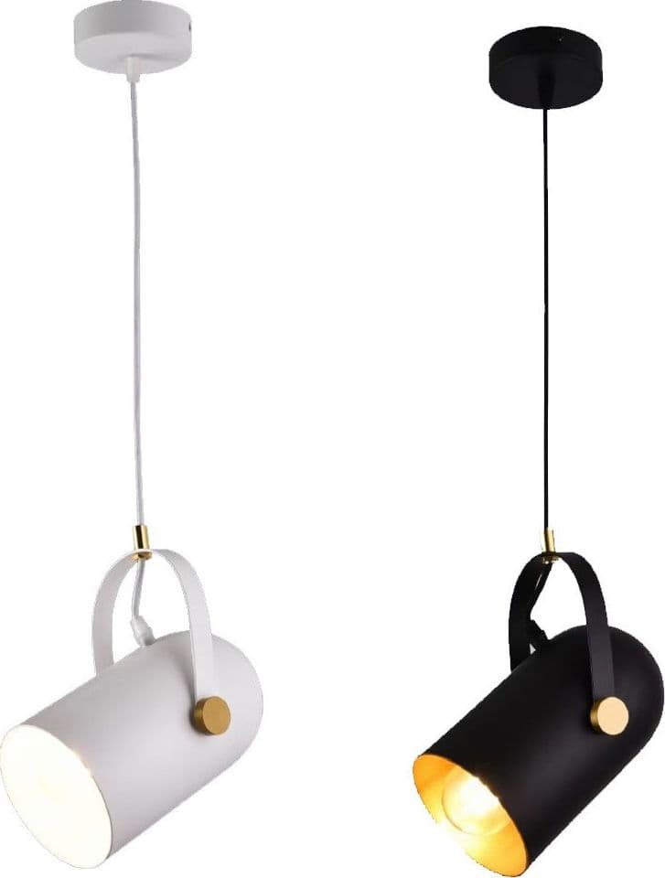 LAMPADARIO A SOSPENSIONE DA SOFFITTO DESIGN CON PARALUME ORIENTABILE ATTACCO E27 IP20 A21 in Lampade a sospensione Trade Shop italia - Napoli, commercioVirtuoso.it