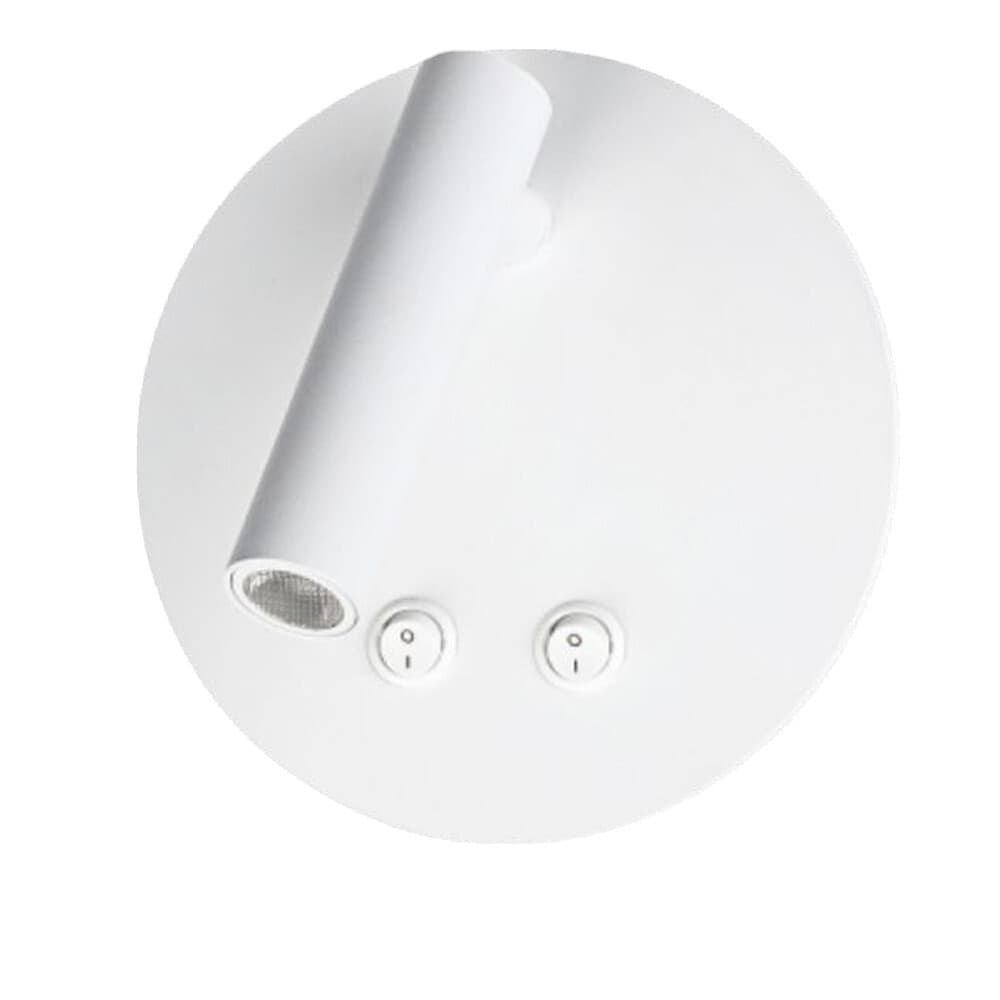 APPLIQUE LED ORIENTABILE DA PARETE DOPPIA FONTE LUMINOSA 8 WATT LUCE CALDA 3000K MR-01 in Applique Trade Shop italia - Napoli, commercioVirtuoso.it