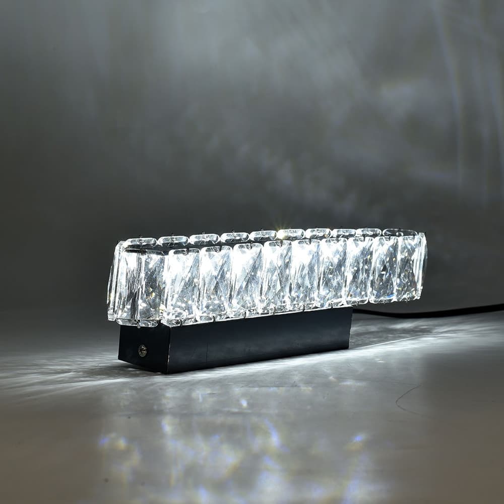 APPLIQUE LED LAMPADA DA PARETE 5W IN ACCIAIO VETRO INTERRUTTORE CCT SWITCH MODERNO AQ21-3C in Applique Trade Shop italia - Napoli, commercioVirtuoso.it