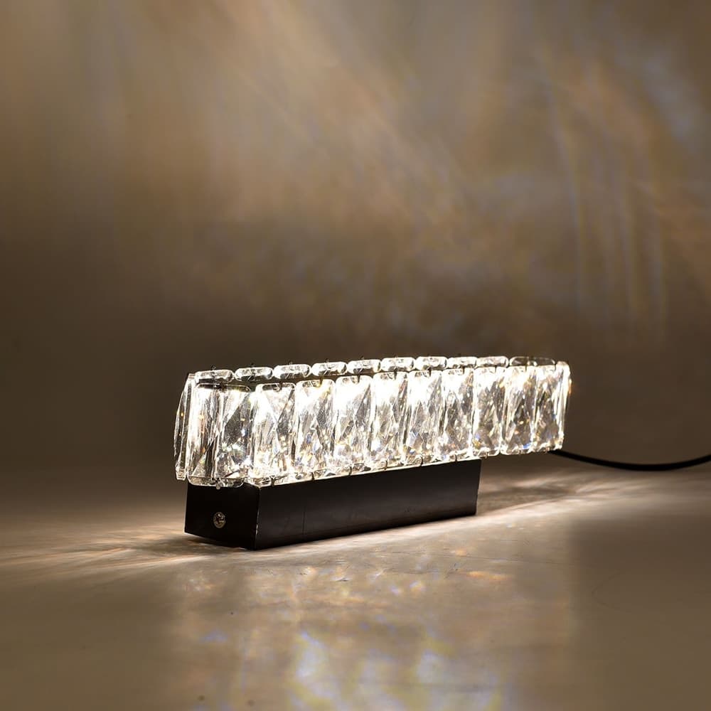 APPLIQUE LED LAMPADA DA PARETE 5W IN ACCIAIO VETRO INTERRUTTORE CCT SWITCH MODERNO AQ21-3C in Applique Trade Shop italia - Napoli, commercioVirtuoso.it