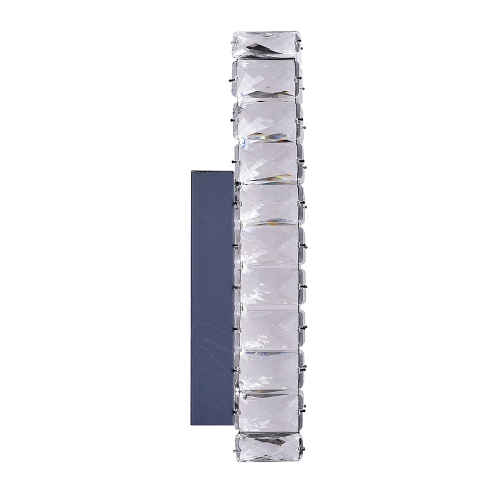 APPLIQUE LED LAMPADA DA PARETE 5W IN ACCIAIO VETRO INTERRUTTORE CCT SWITCH MODERNO AQ21-3C in Applique Trade Shop italia - Napoli, commercioVirtuoso.it