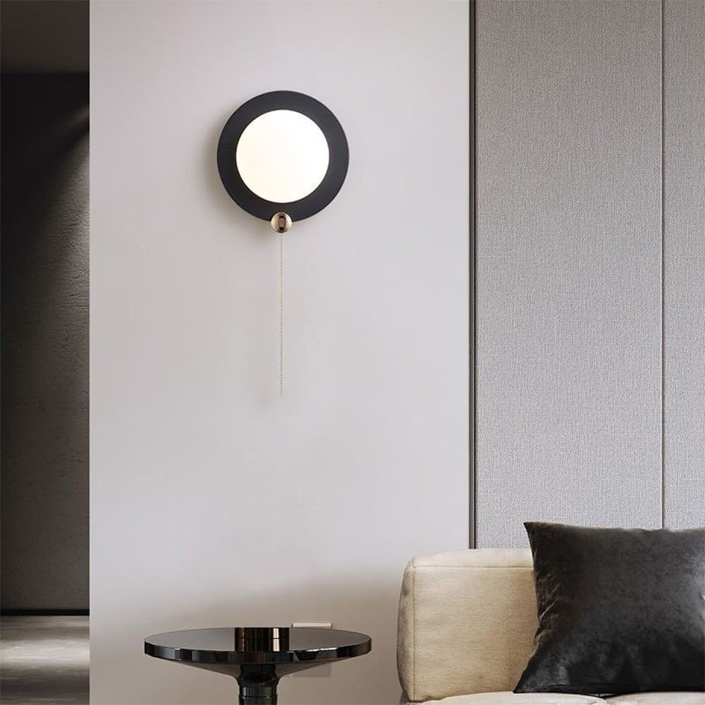 APPLIQUE DA MURO MODERNO TONDO 10W NERO ORO TECNOLOGIA CCT FREDDA CALDA NATURALE AQ20-3C in Applique Trade Shop italia - Napoli, commercioVirtuoso.it