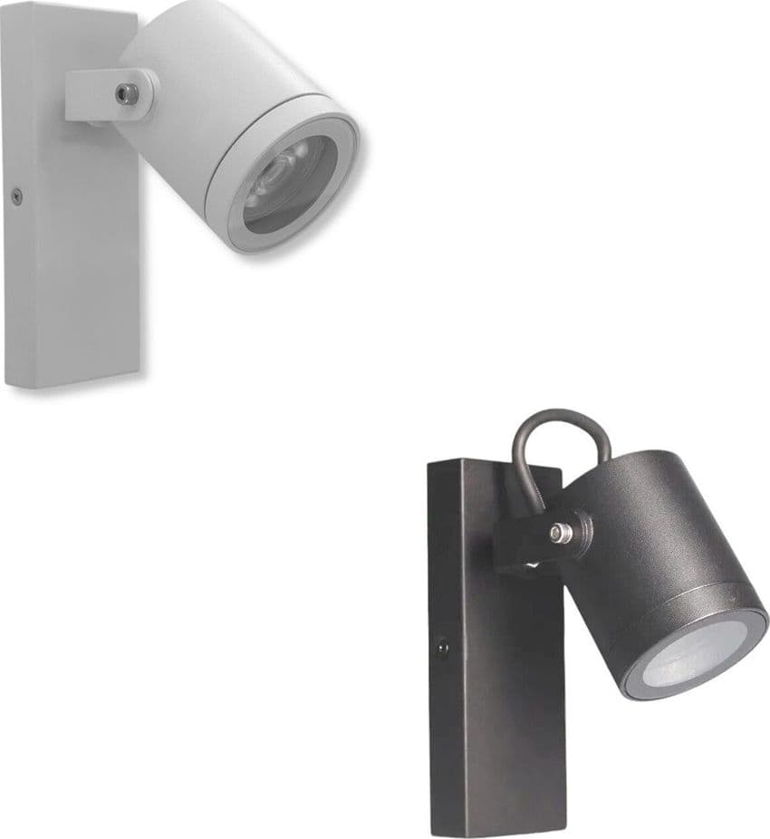APPLIQUE PARETE ORIENTABILE PER ESTERNO ATTACCO GU10 LAMPADA DA MURO IP44 539WA-B172 in Lampade da parete Trade Shop italia - Napoli, commercioVirtuoso.it