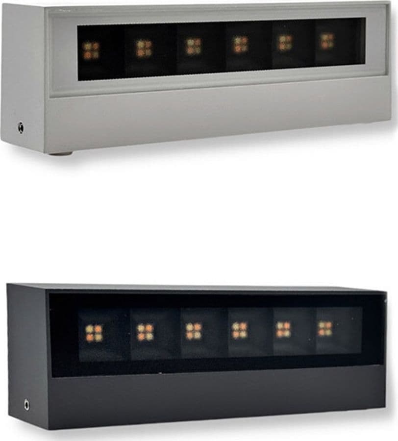 APPLIQUE LED DA ESTERNO A DOPPIA EMISSIONE 14 WATT CCT 3 TONALITÀ DI LUCE IP65 176-3C in Lampade da parete Trade Shop italia - Napoli, commercioVirtuoso.it