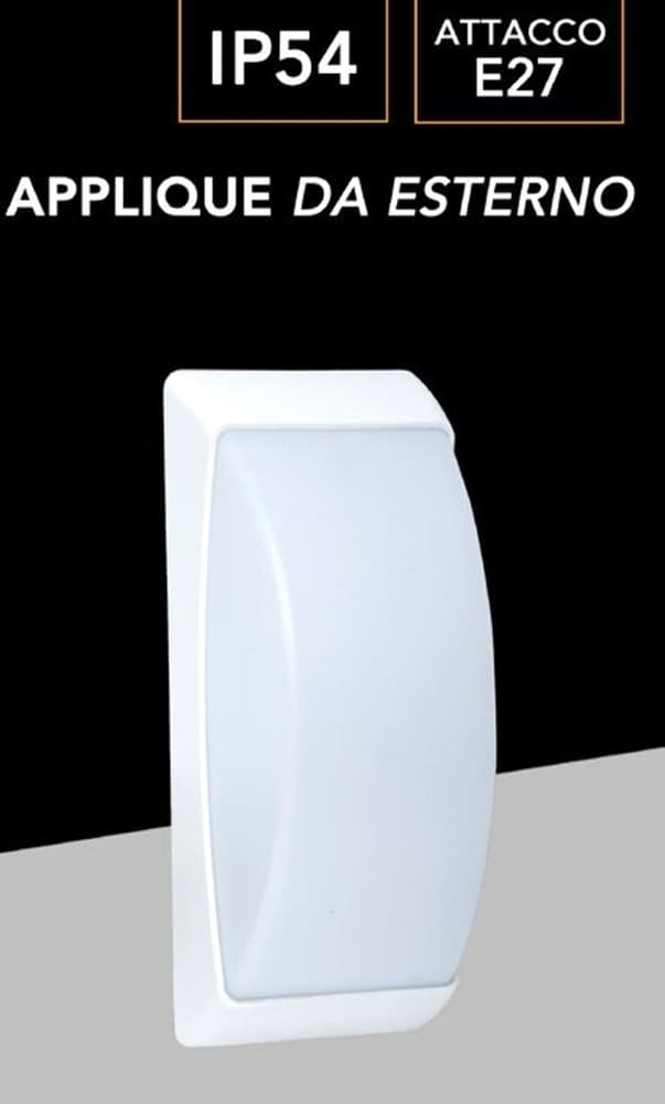 APPLIQUE A PARETE PER ESTERNO LAMPADA DA MURO BALCONI TERRAZZO ATTACCO E27 IP54 567WB-H320 in Lampade da parete Trade Shop italia - Napoli, commercioVirtuoso.it