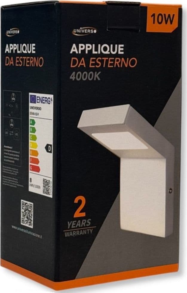 LAMPADA APPLIQUE LED DA GIARDINO 10W IP54 LAMPIONE BOLLARD DA MURO LUCE 4000K 954WA-H160 in Lampade da parete Trade Shop italia - Napoli, commercioVirtuoso.it