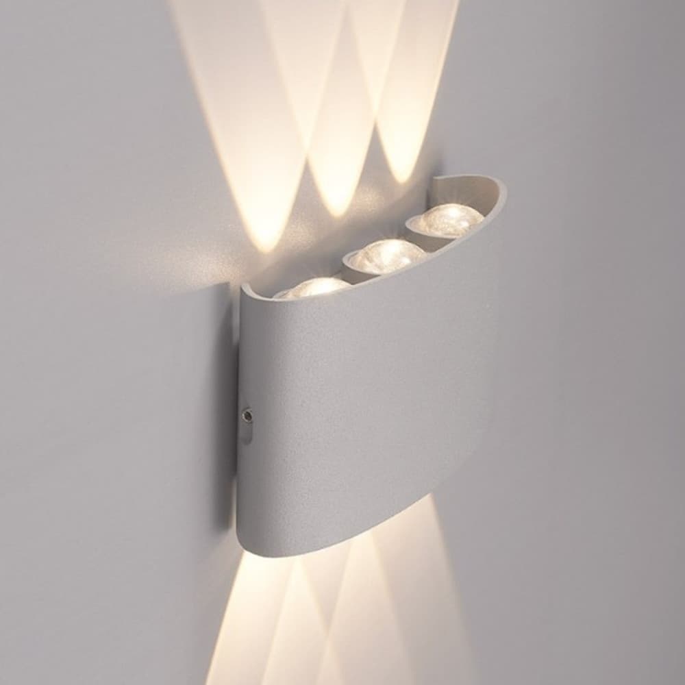 APPLIQUE LAMPADA LED DA MURO DOPPIA EMISSIONE LUMINOSA 16W LUCE SELEZIONABILE CCT ES68-3C in Applique Trade Shop italia - Napoli, commercioVirtuoso.it
