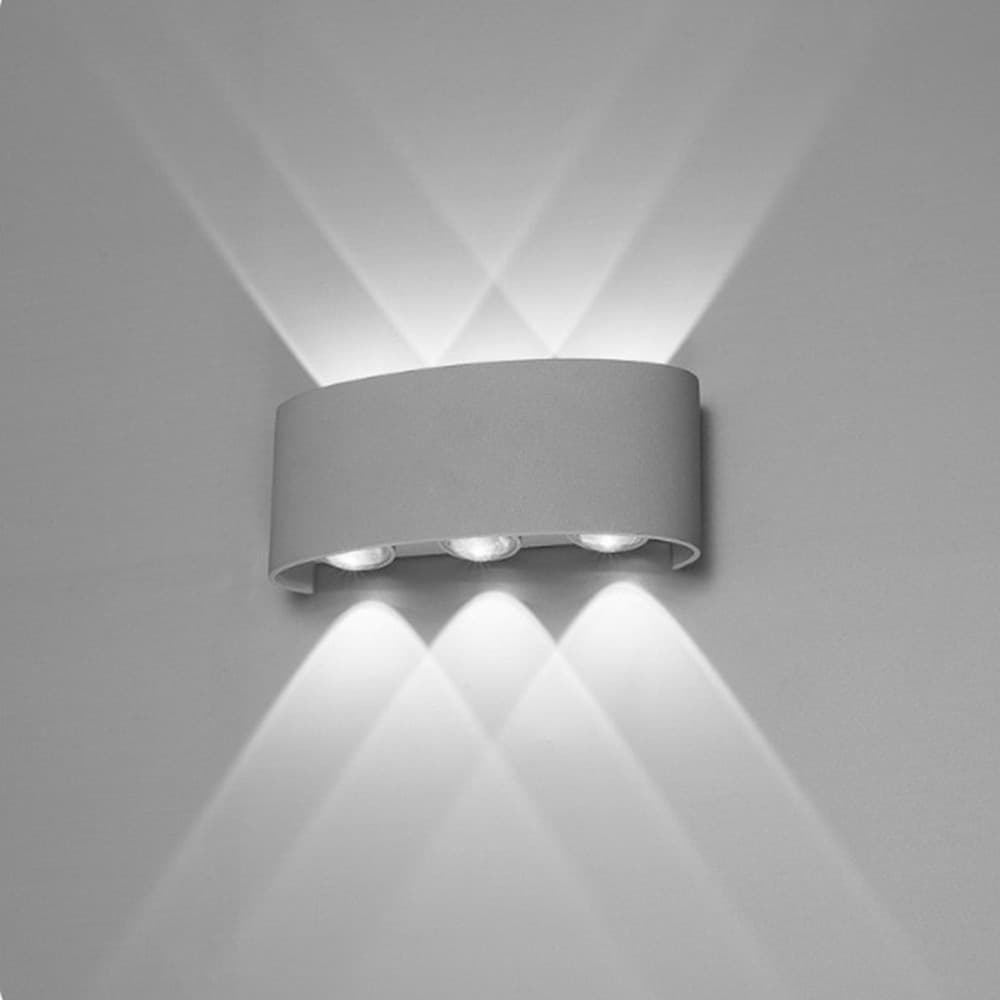 APPLIQUE LAMPADA LED DA MURO DOPPIA EMISSIONE LUMINOSA 16W LUCE SELEZIONABILE CCT ES68-3C in Applique Trade Shop italia - Napoli, commercioVirtuoso.it