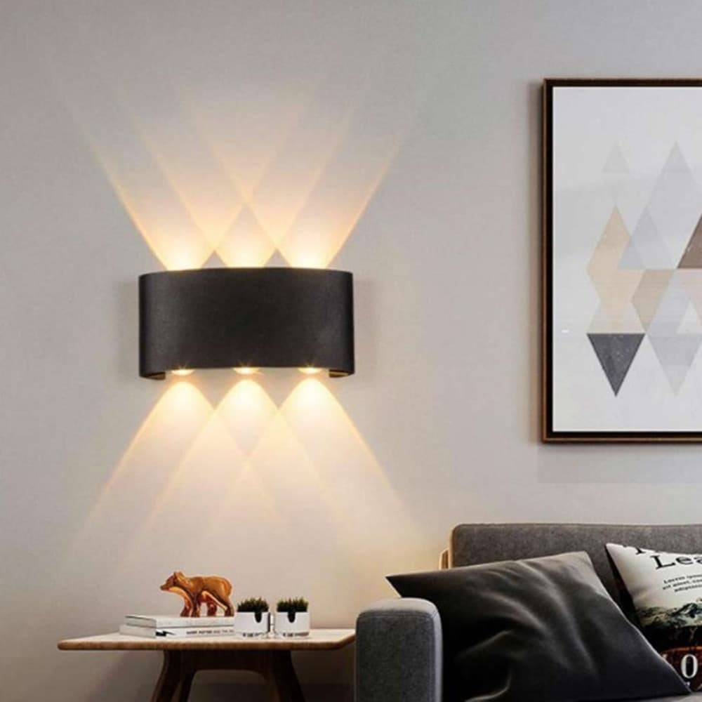 APPLIQUE LAMPADA LED DA MURO DOPPIA EMISSIONE LUMINOSA 16W LUCE SELEZIONABILE CCT ES68-3C in Applique Trade Shop italia - Napoli, commercioVirtuoso.it