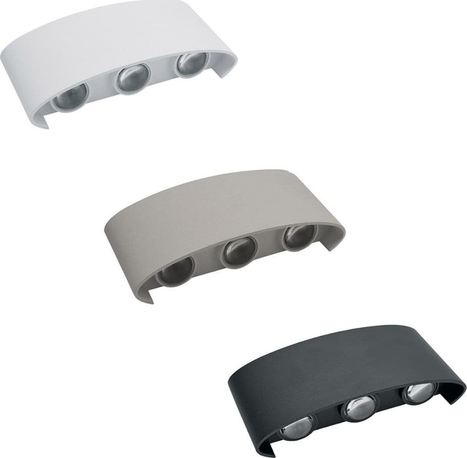 APPLIQUE LAMPADA LED DA MURO DOPPIA EMISSIONE LUMINOSA 16W LUCE SELEZIONABILE CCT ES68-3C in Applique Trade Shop italia - Napoli, commercioVirtuoso.it