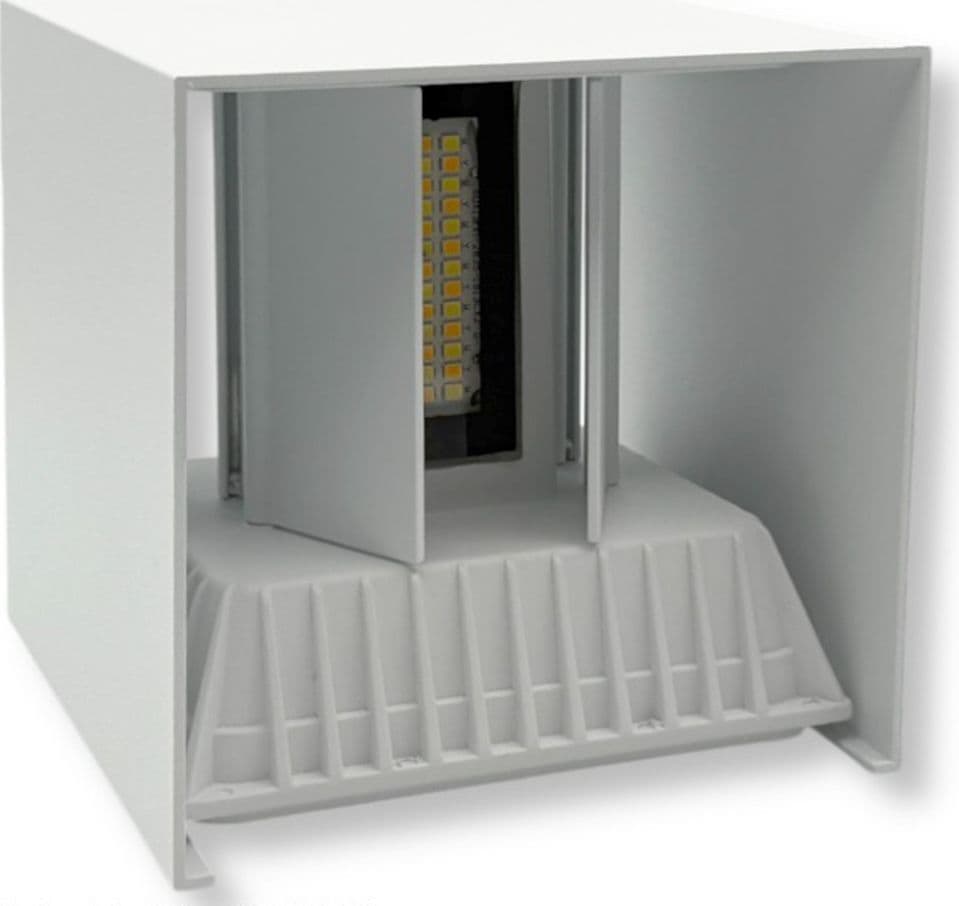 LAMPADA APPLIQUE LED MURO 22W DOPPIA EMISSIONE CCT 3IN1 LUCE SELEZIONABILE ESTERNO ES66-3C in Lampade da parete Trade Shop italia - Napoli, commercioVirtuoso.it