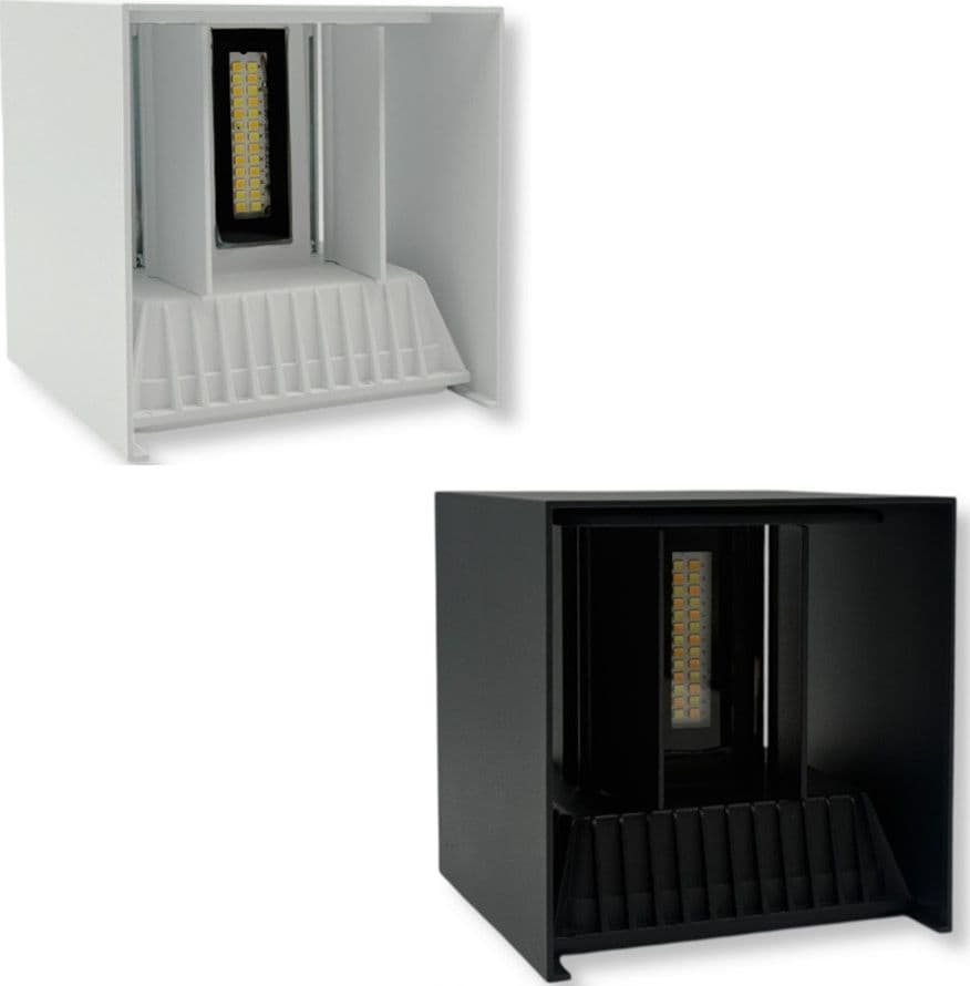 LAMPADA APPLIQUE LED MURO 22W DOPPIA EMISSIONE CCT 3IN1 LUCE SELEZIONABILE ESTERNO ES66-3C in Lampade da parete Trade Shop italia - Napoli, commercioVirtuoso.it
