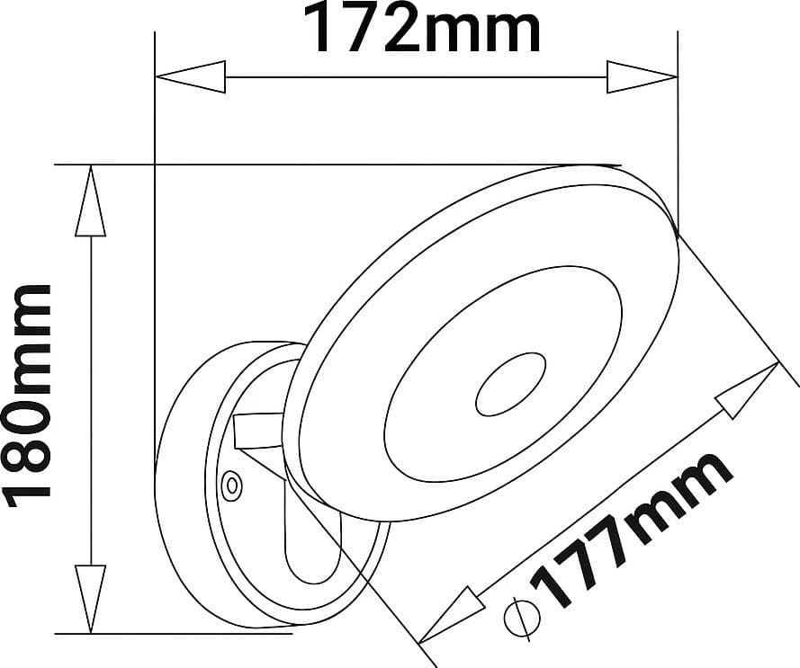 APPLIQUE LAMPADA DA PARETE PER ESTERNO 10W CCT SWITCH IP54 BIANCO 3 COLORI LUCE ESA-02B3C in Lampade da parete Trade Shop italia - Napoli, commercioVirtuoso.it