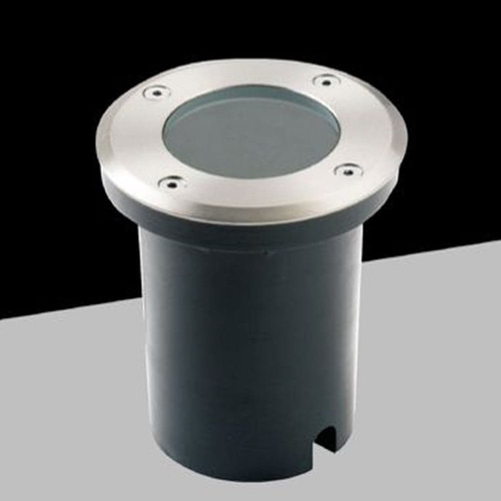 FARETTO DA INCASSO A PAVIMENTO ESTERNO LAMPADA DA TERRA SEGNAPASSI ATTACCO GU10 105-R108