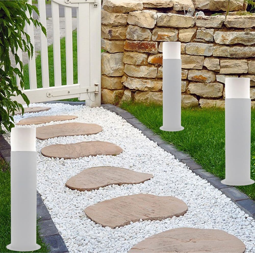 LAMPIONE DA GIARDINO MODERNO 44CM LAMPADA DA TERRA VIALETTI E27 ESTERNO IP44 529PA-B440 in Luci per sentieri Trade Shop italia - Napoli, commercioVirtuoso.it