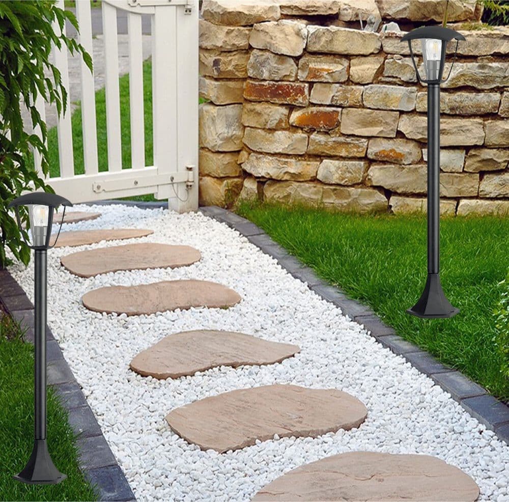 LAMPIONE DA GIARDINO 86 CM LANTERNA DA TERRA PER VIALETTI CON ATTACCO E27 IP44 819PB-B860 in Luci per sentieri Trade Shop italia - Napoli, commercioVirtuoso.it