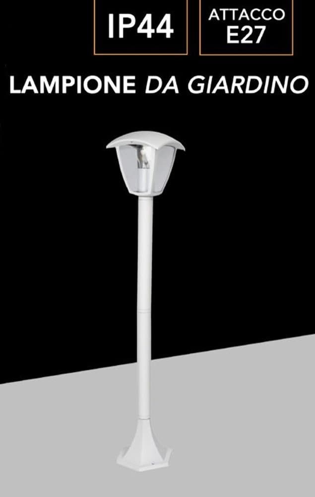 LAMPIONE DA GIARDINO 86 CM LANTERNA DA TERRA PER VIALETTI CON ATTACCO E27 IP44 819PB-B860 in Luci per sentieri Trade Shop italia - Napoli, commercioVirtuoso.it