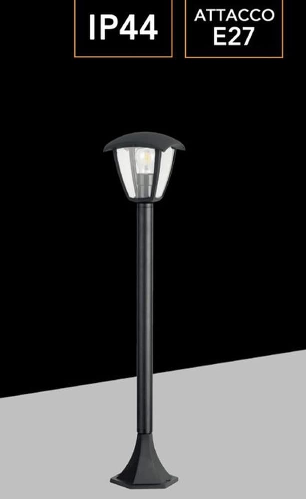 LAMPIONE DA GIARDINO 86 CM LANTERNA DA TERRA PER VIALETTI CON ATTACCO E27 IP44 819PB-B860 in Luci per sentieri Trade Shop italia - Napoli, commercioVirtuoso.it