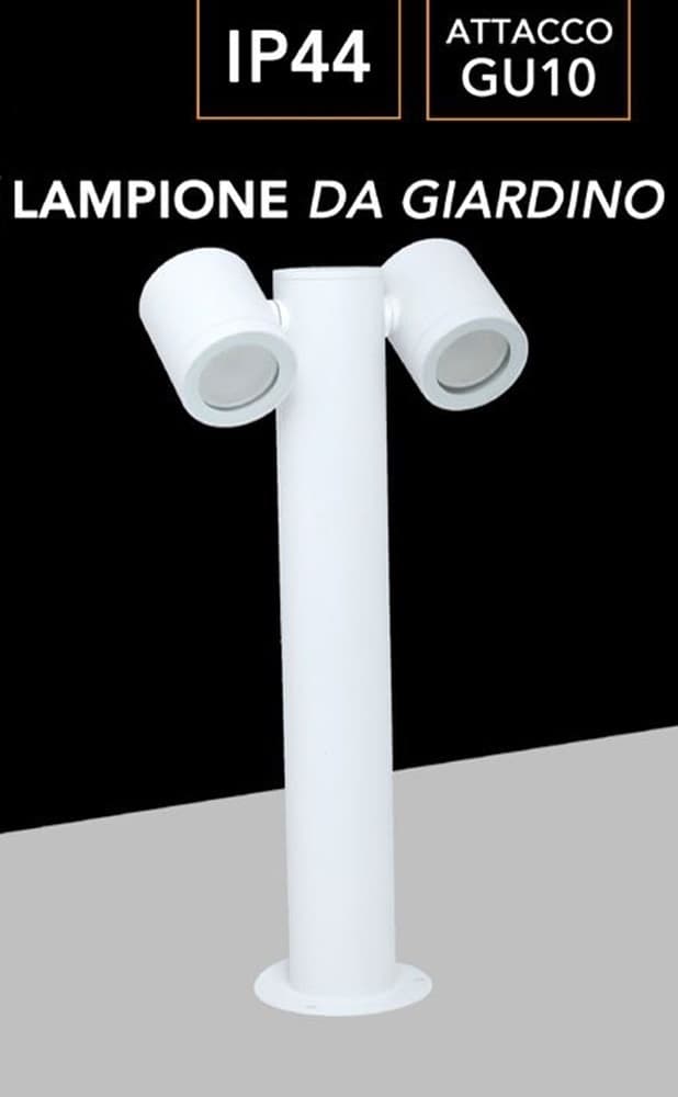 LAMPIONE GIARDINO MODERNO CON DIFFUSORI ORIENTABILI LAMPADA ATTACO GU10 IP44 539PB-B440 in Luci per sentieri Trade Shop italia - Napoli, commercioVirtuoso.it