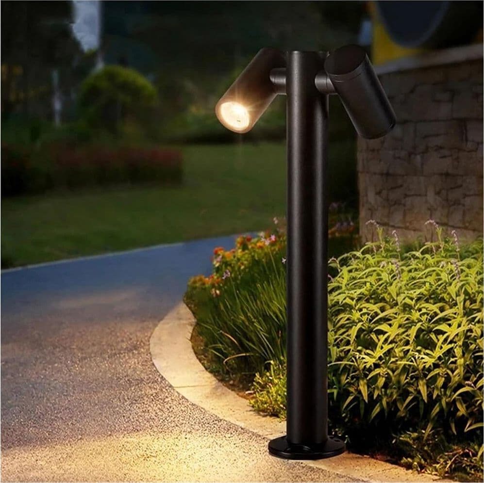 LAMPIONE GIARDINO MODERNO CON DIFFUSORI ORIENTABILI LAMPADA ATTACO GU10 IP44 539PB-B440 in Luci per sentieri Trade Shop italia - Napoli, commercioVirtuoso.it