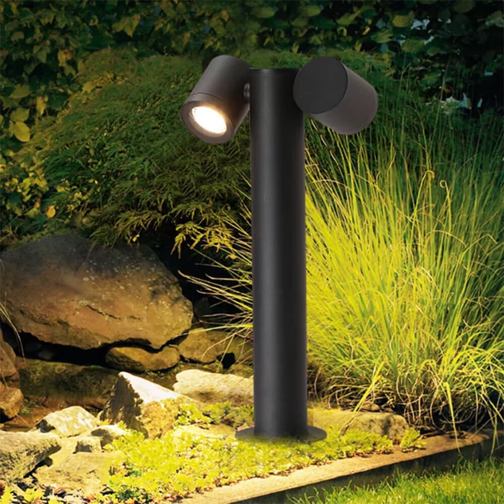 LAMPIONE GIARDINO MODERNO CON DIFFUSORI ORIENTABILI LAMPADA ATTACO GU10 IP44 539PB-B440 in Luci per sentieri Trade Shop italia - Napoli, commercioVirtuoso.it