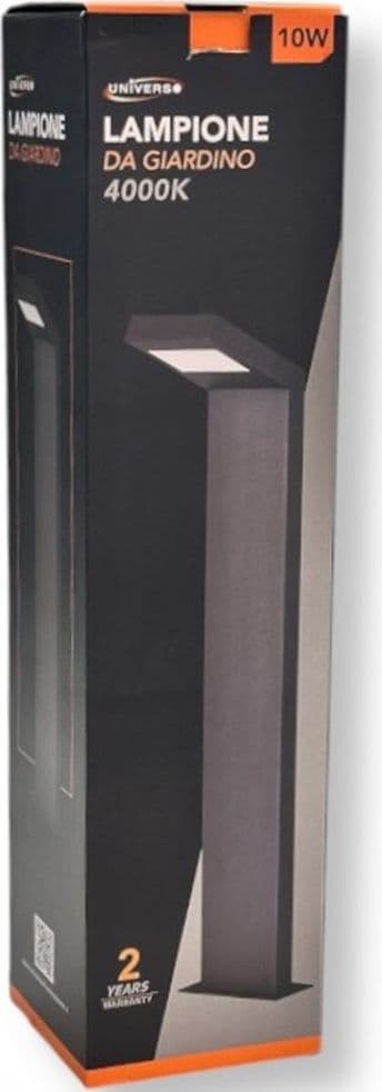 LAMPADA APPLIQUE LED DA GIARDINO 10W IP54 LAMPIONE BOLLARD DA TERRA LUCE 4000K 954PA-H580 in Luci per sentieri Trade Shop italia - Napoli, commercioVirtuoso.it