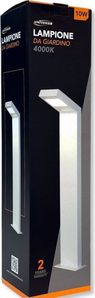 LAMPADA APPLIQUE LED DA GIARDINO 10W IP54 LAMPIONE BOLLARD DA TERRA LUCE 4000K 954PA-H580 in Luci per sentieri Trade Shop italia - Napoli, commercioVirtuoso.it