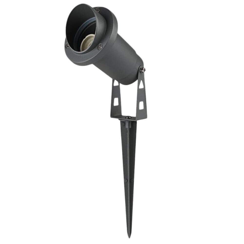 FARETTO ESTERNO DA GIARDINO DOPPIA ISTALLAZIONE CON PICCHETTO STAFFA GU10 IP65 ET-01 in Lampade da parete Trade Shop italia - Napoli, commercioVirtuoso.it