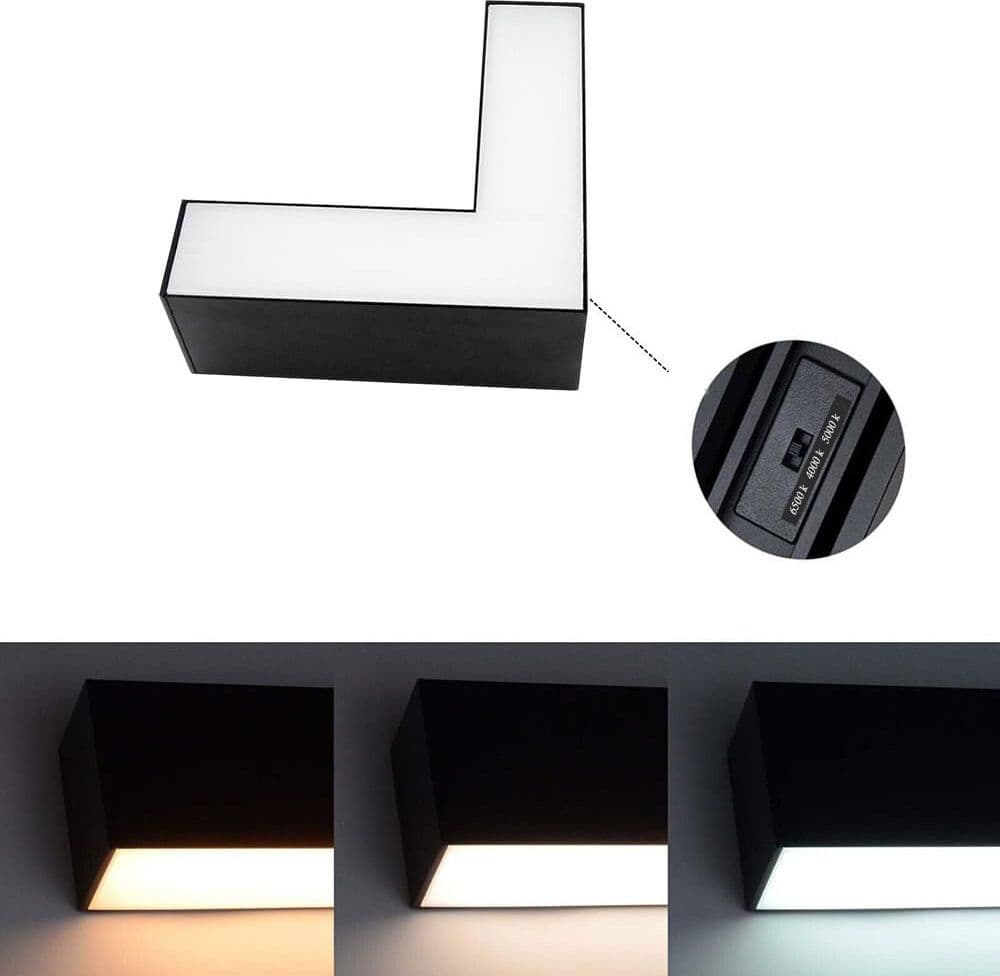 LAMPADA DI RACCORDO CONNETTORE A L PER LAMPADARIO 12W LUCE SELEZIONABILE CCT LL57-L-3C in Applique Trade Shop italia - Napoli, commercioVirtuoso.it