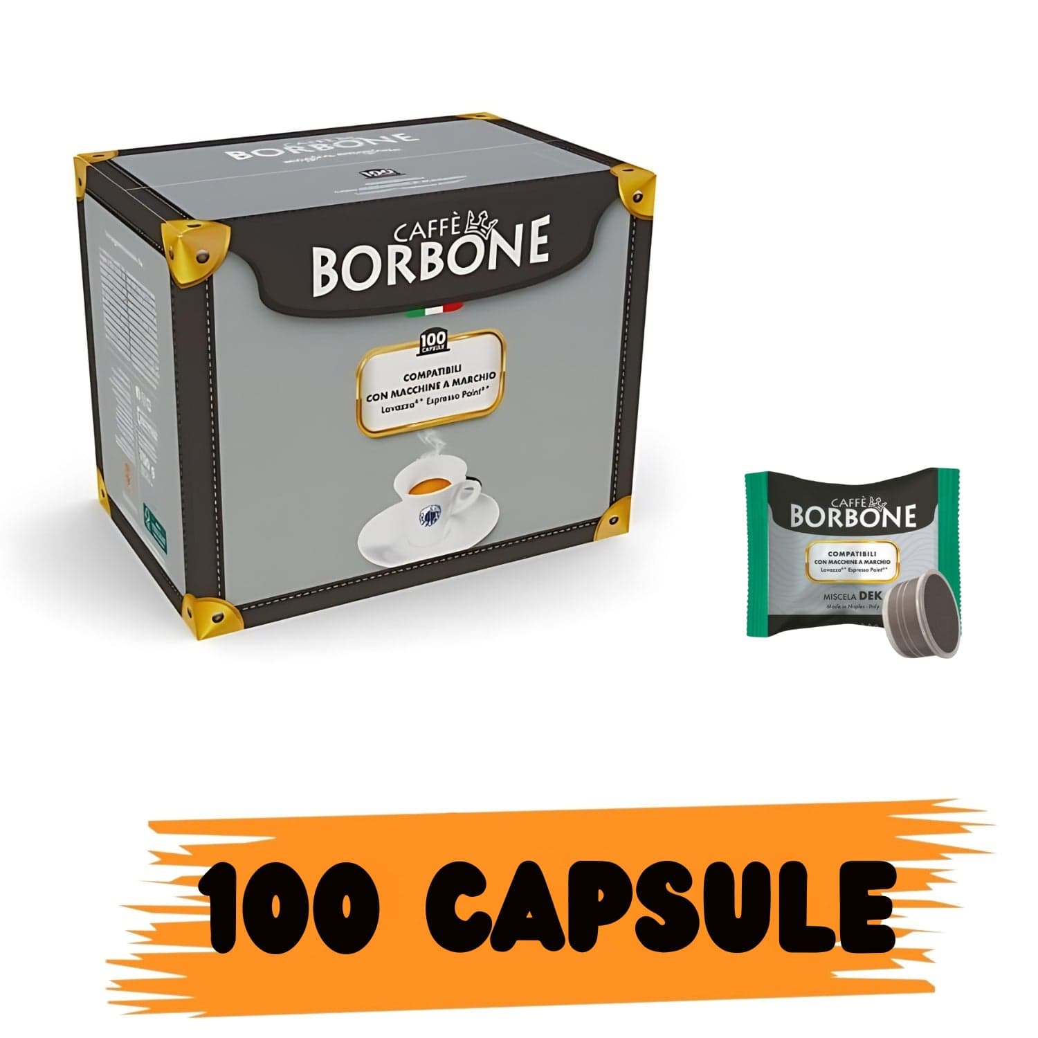 Borbone Capsule Comp. Espresso Point Miscela Dek 90pz in Chicchi di caffè tostati Ecoprice.it - Avellino, commercioVirtuoso.it