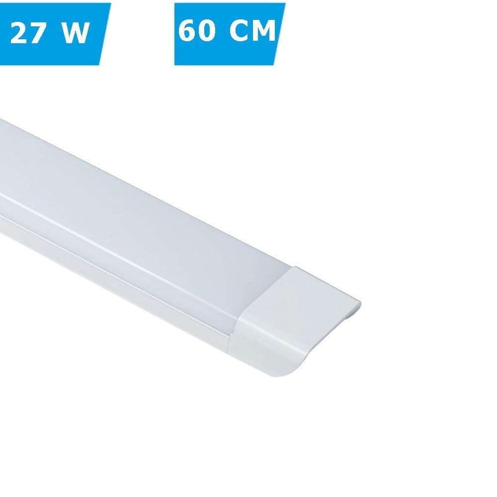 PLAFONIERA LINEARE LED SLIM 27 W 60 CM TECNOLOGIA CCT SWITCH ALTA LUMINOSITÀ IP20 PF-60-3C in Plafoniere Trade Shop italia - Napoli, commercioVirtuoso.it