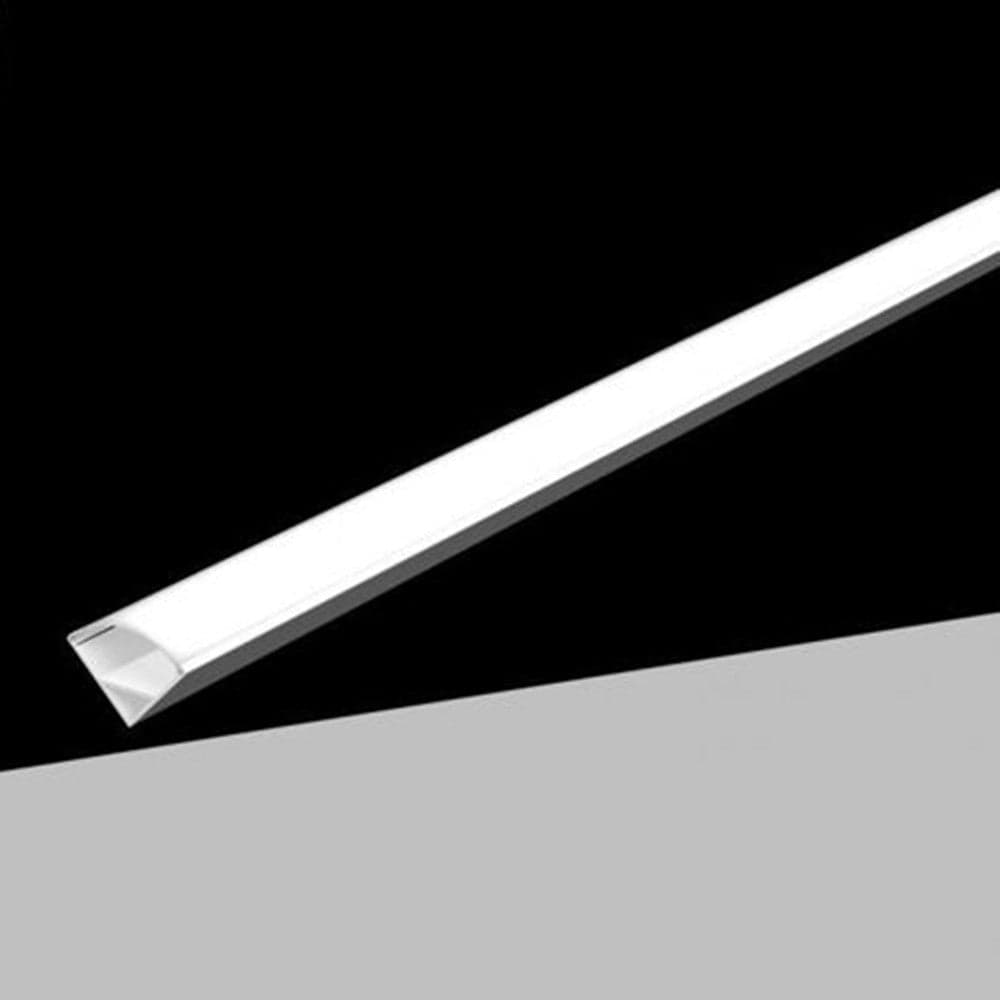 Profilo Angolare In Alluminio Per Strisce Led A Superficie Con Copertura Opaca 2mt Al-04-s