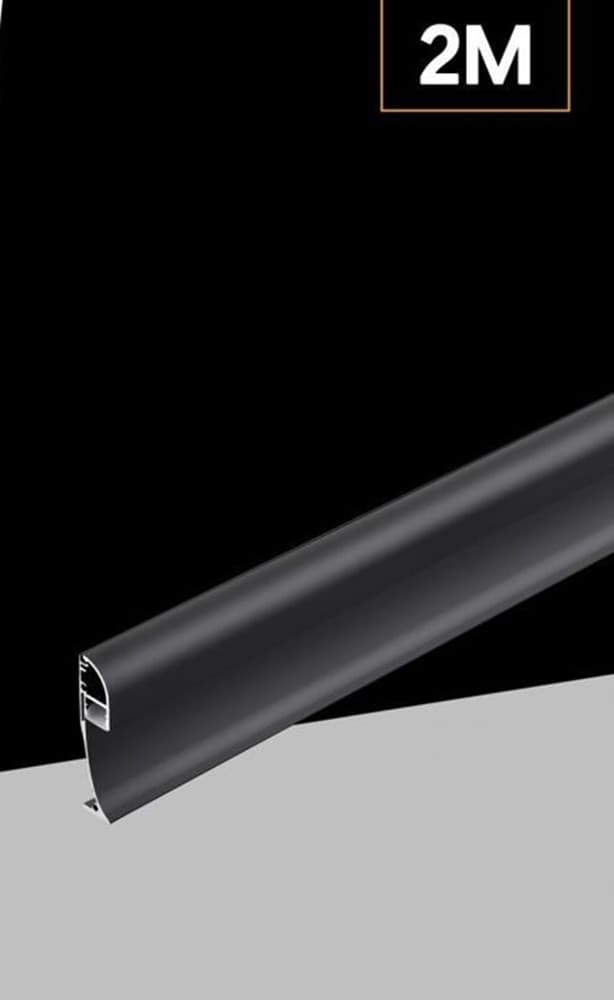 5PZ PROFILO ANGOLARE NERO LUCE INDIRETTA ALLUMINIO PER STRISCE LED A SUPERFICIE 2MT AL-34 in Profili in alluminio Trade Shop italia - Napoli, commercioVirtuoso.it