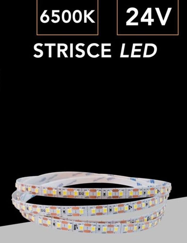 STRISCIA LED FLESSIBILE DC 24V 50W SMD 2835 MONOCOLORE 120LED/MT BOBINA DA 5MT 2835-5M-24V in Nastri LED Trade Shop italia - Napoli, commercioVirtuoso.it