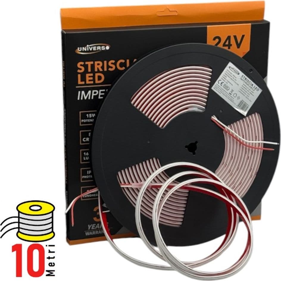 STRISCIA LED SMD 2025 M0NOCOLORE 280LED/MT DC 24V SUBACQUEA IP68 BOBINA 10MT 3528-ES24V in Nastri LED Trade Shop italia - Napoli, commercioVirtuoso.it