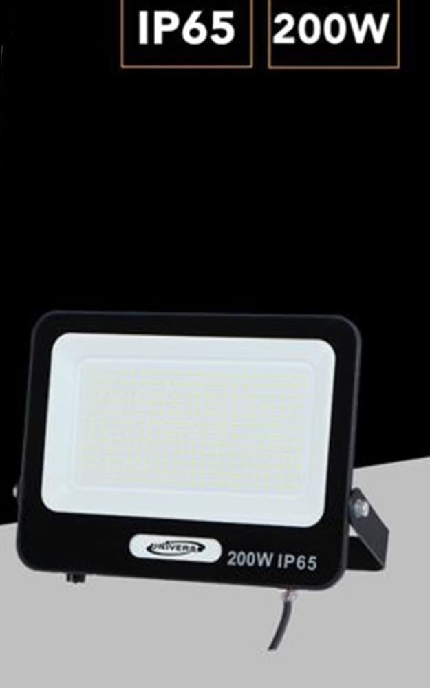 FARO PROIETTORE SMD LED FLOODLIGHT 200 W SLIM IP65 LUCE 3000K 4000K 6500K EK05-200W in Proiettori Trade Shop italia - Napoli, commercioVirtuoso.it