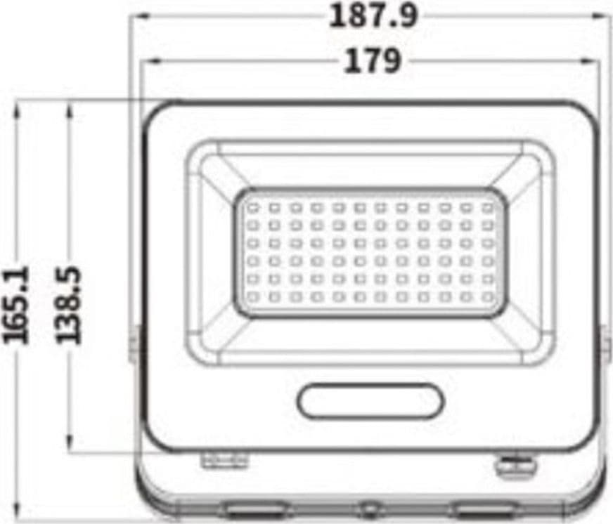 FARO PROIETTORE SMD LED FLOODLIGHT 50 W SLIM IP65 LUCE 3000K 4000K 6500K EK05-50W in Proiettori Trade Shop italia - Napoli, commercioVirtuoso.it
