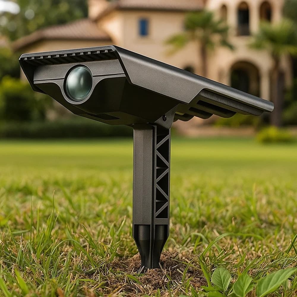 FARETTO SOLARE LED DA GIARDINO A PICCHETTO DA TERRA IP65 LUCE CALDA 3000K RGB SW1121 in prodotto Trade Shop italia - Napoli, commercioVirtuoso.it