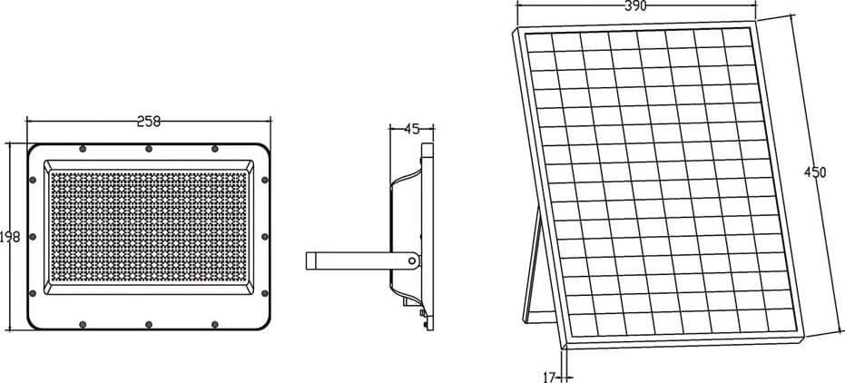 FARO LED DA ESTERNO CON PANNELLO SOLARE 300W IP66 TELECOMANDO LUCE REGOLABILE SF319-300-3C in Proiettori Trade Shop italia - Napoli, commercioVirtuoso.it