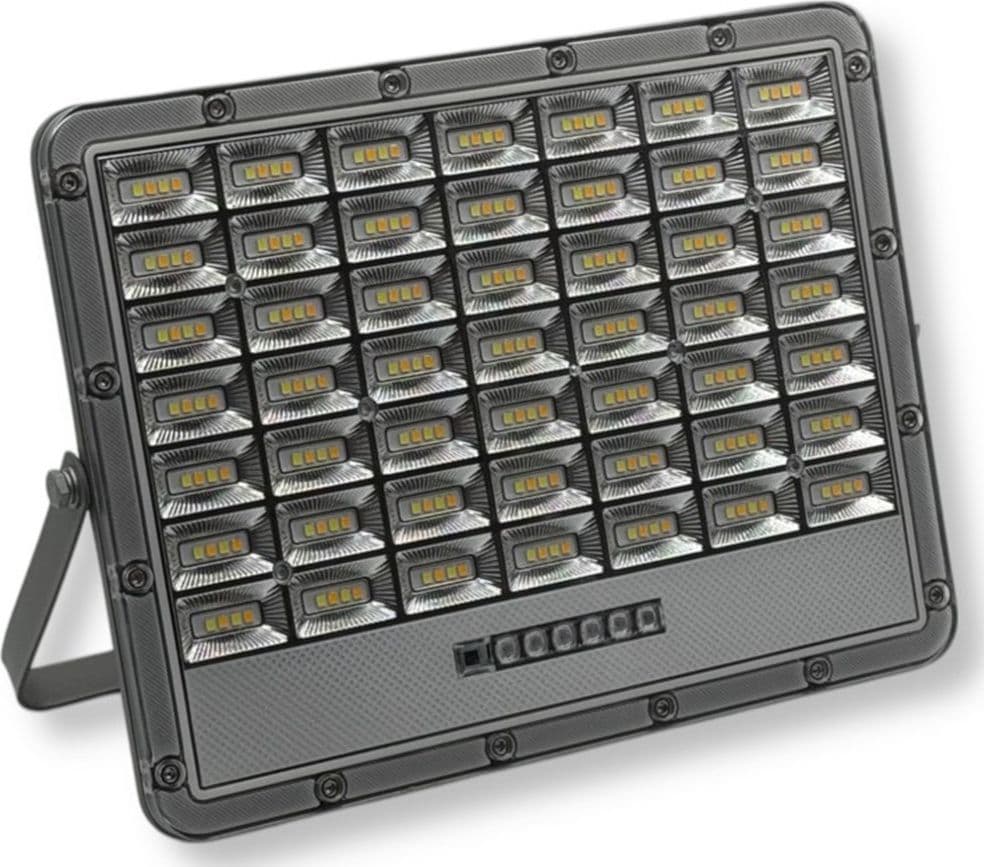 FARO LED FLOODLIGHT 2000LM IP65 GRIGIO CON PANNELLO SOLARE TELECOMANDO CCT TK08-200W-3C in Proiettori Trade Shop italia - Napoli, commercioVirtuoso.it