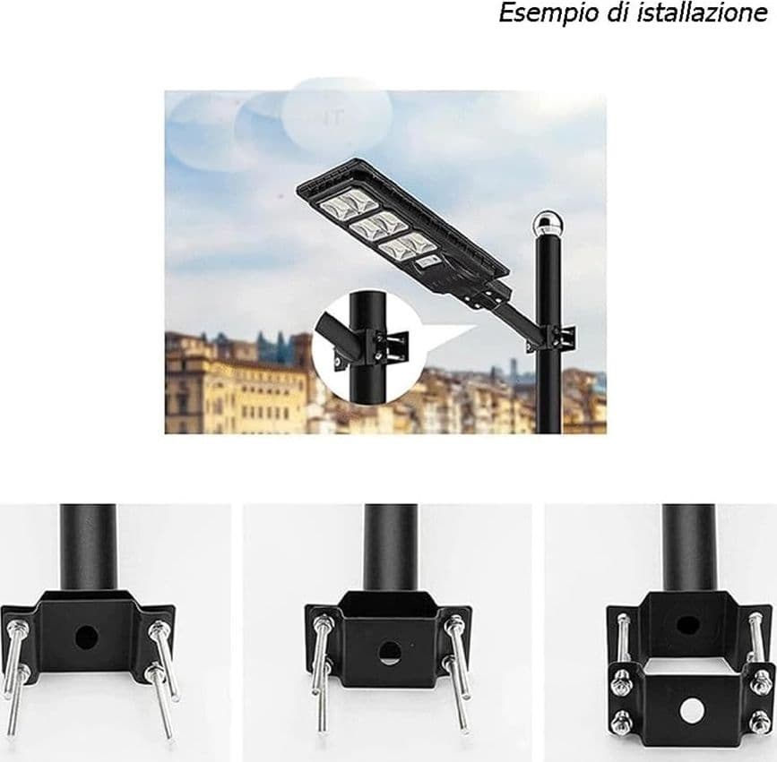 SUPPORTO CRAVATTA DI FISSAGGIO PER PALO LAMPIONI FARI STRADALI STAFFA DI MONTAGGIO LP-RC in Supporti a palo Trade Shop italia - Napoli, commercioVirtuoso.it