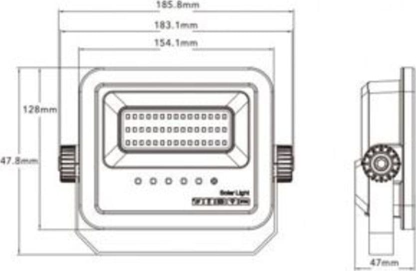 FARO A LED PROIETTORE CON PANNELLO SOLARE 40 W RGB CON TELECOMANDO ESTERNO IP65 SL-RGB-40W in prodotto Trade Shop italia - Napoli, commercioVirtuoso.it