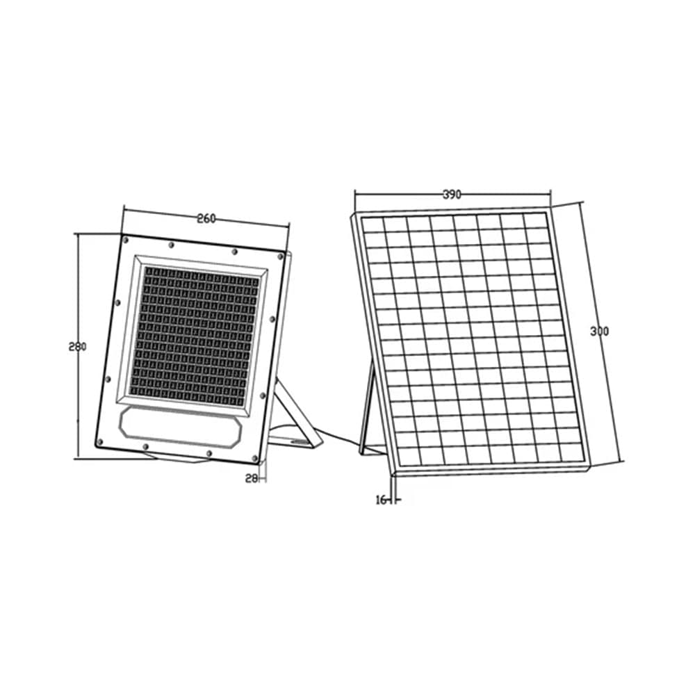 FARETTO PROIETTORE CON PANNELLO SOLARE LED IP66 200W LUCE SELEZIONABILE CCT SFL516-200W-3C in prodotto Trade Shop italia - Napoli, commercioVirtuoso.it