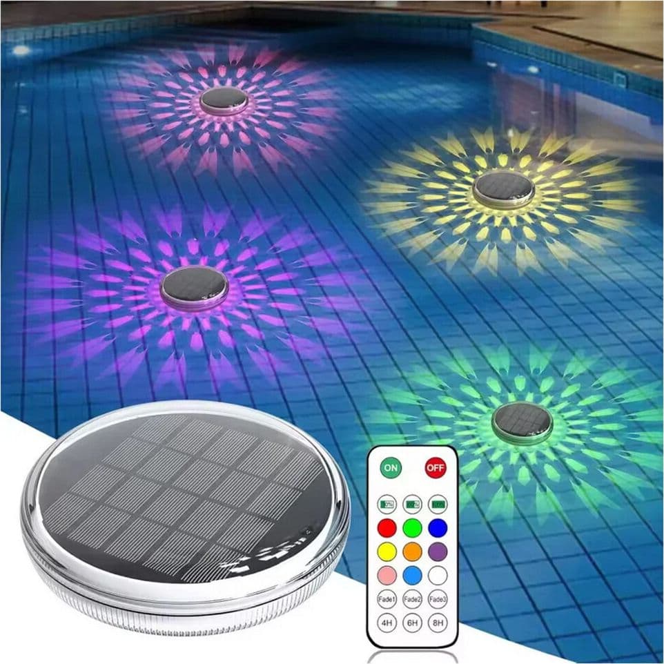 LAMPADA GALLEGGIANTE LUCE RGB CON PANNELLO SOLARE ILLUMINAZIONE PER PISCINA IP67 YH1401-RGB in Luci per laghetto Trade Shop italia - Napoli, commercioVirtuoso.it