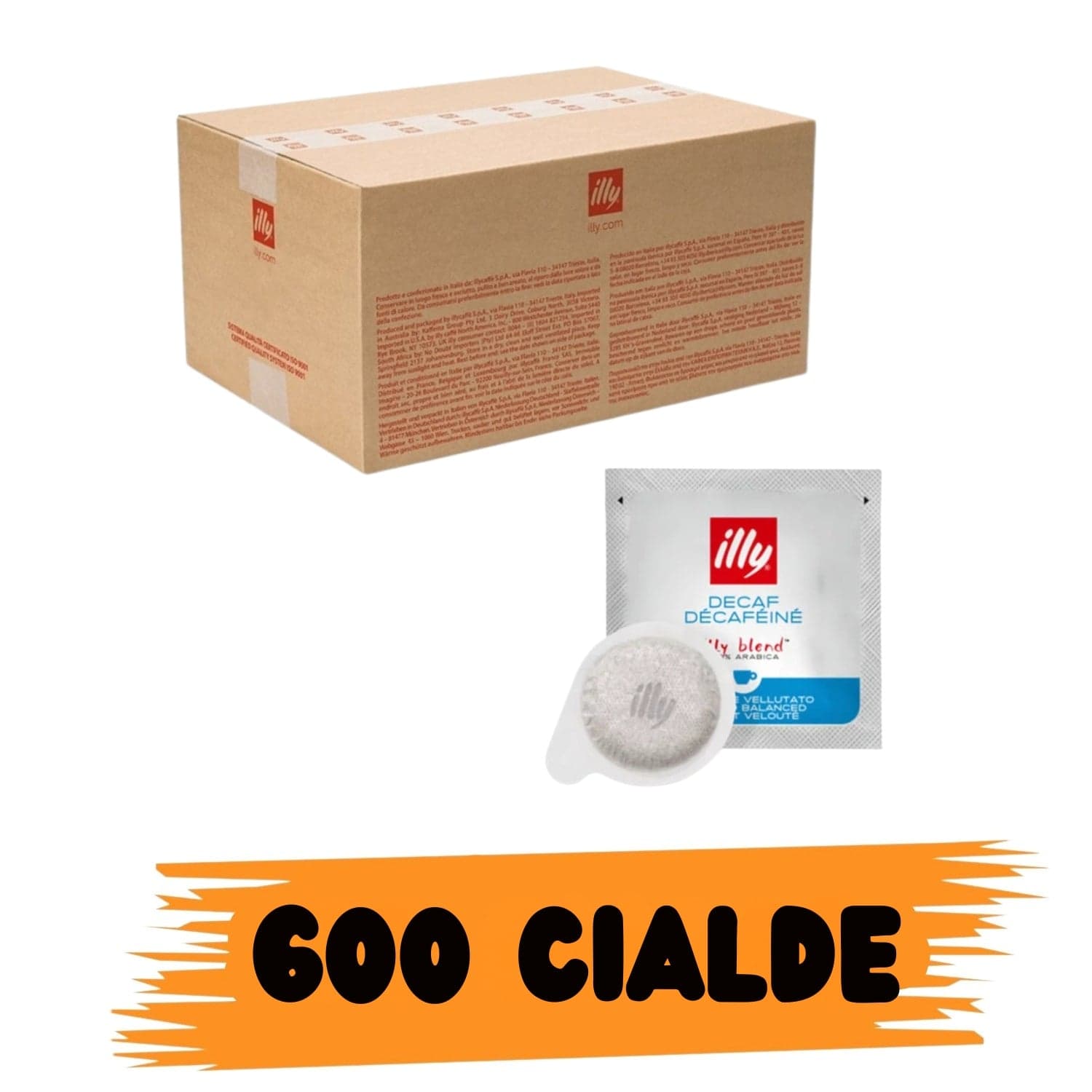ILLY Caffè Decaffeinato 200 Box Cialde 44mm in Caffè macinati Ecoprice.it - Avellino, commercioVirtuoso.it