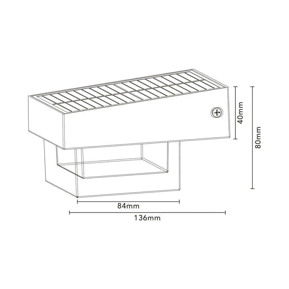 APPLIQUE SOLARE CON SENSORE MOVIMENTO LAMPADA LED DA ESTERNO LUCE 6000K IP54 ZQ-BD-005GY in Lampade da parete Trade Shop italia - Napoli, commercioVirtuoso.it
