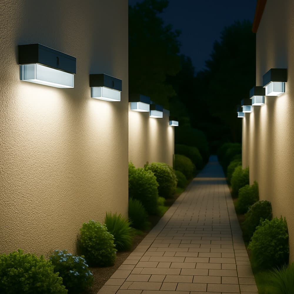 APPLIQUE SOLARE CON SENSORE MOVIMENTO 3 MODALITÀ LUCE 6000K IP54 DA ESTERNO ZQ-BD-006GY in Lampade da parete Trade Shop italia - Napoli, commercioVirtuoso.it