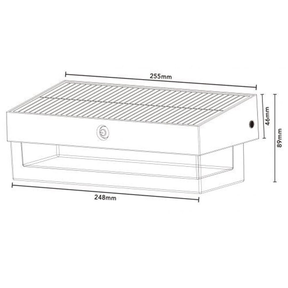 APPLIQUE SOLARE CON SENSORE MOVIMENTO 3 MODALITÀ LUCE 6000K IP54 DA ESTERNO ZQ-BD-006GY in Lampade da parete Trade Shop italia - Napoli, commercioVirtuoso.it