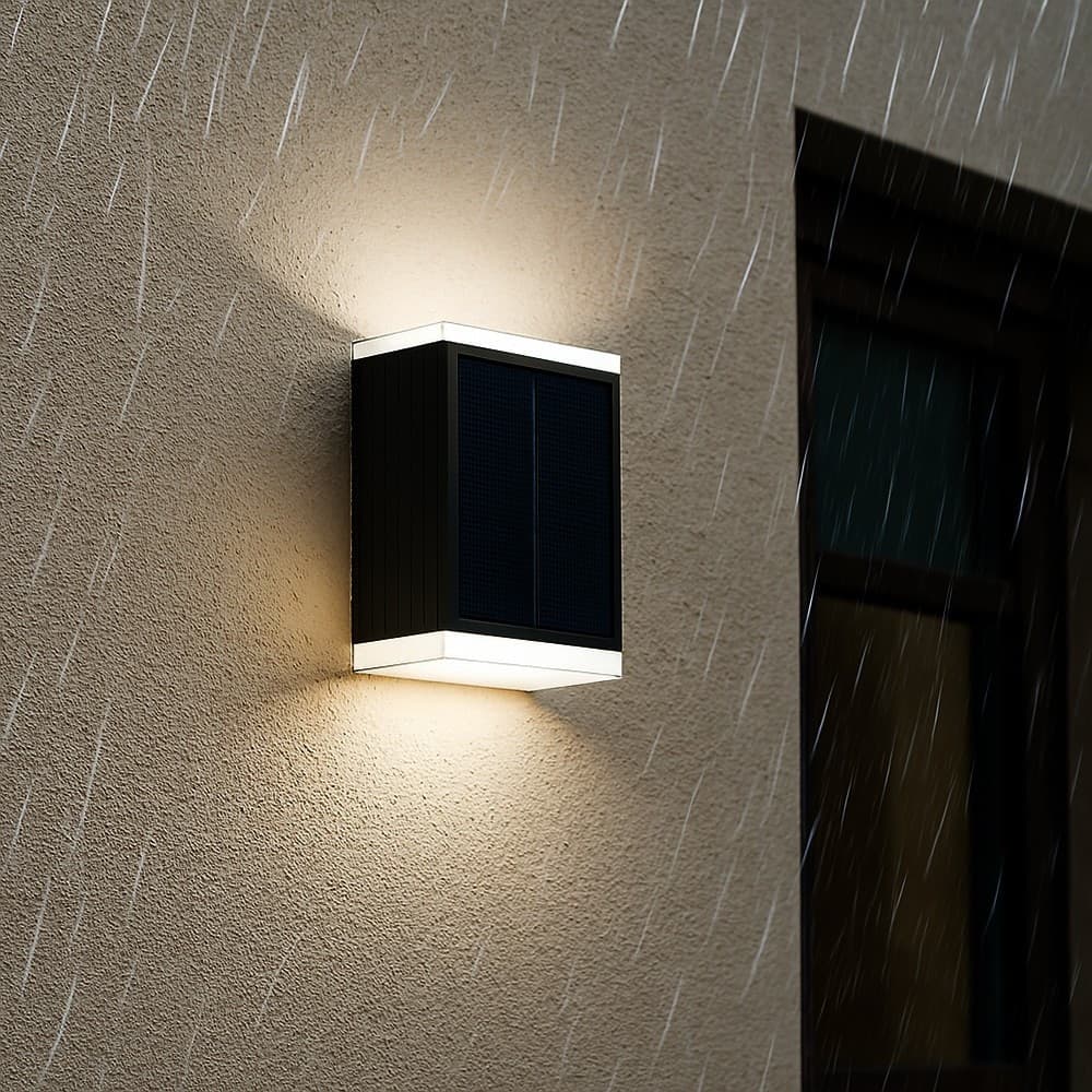 APPLIQUE SOLARE 2 WATT DOPPIA EMISSIONE DI LUCE TECNOLOGIA CCT SWITCH IP54 YH0630-3C in Lampade da parete Trade Shop italia - Napoli, commercioVirtuoso.it