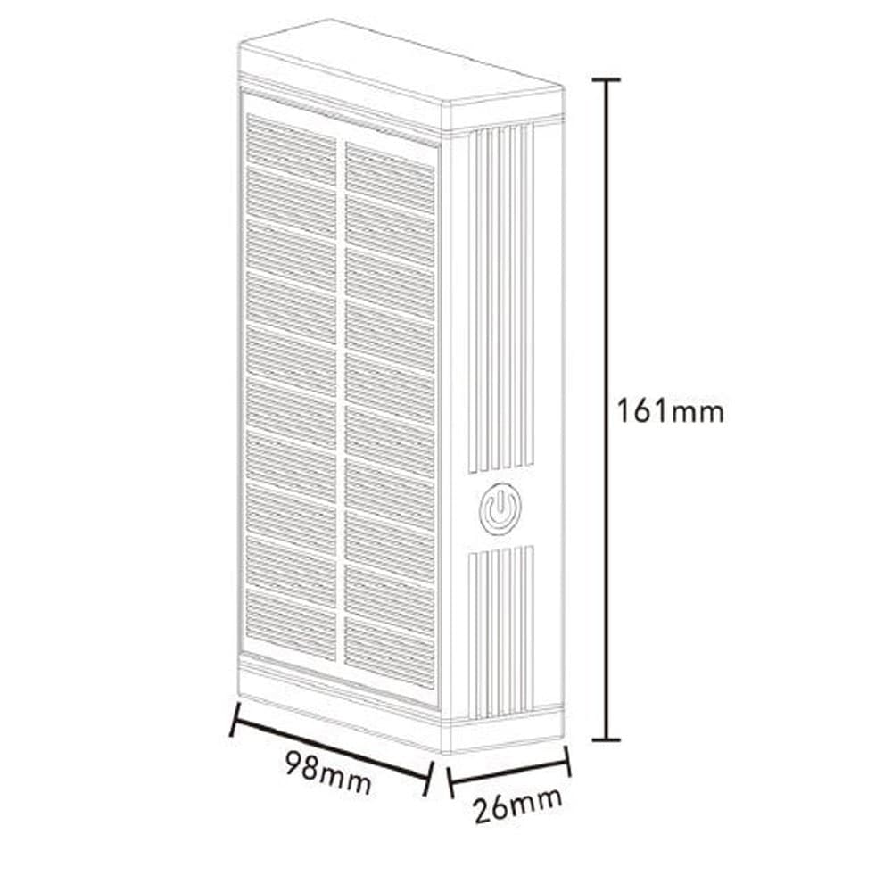 APPLIQUE SOLARE 2 WATT DOPPIA EMISSIONE DI LUCE TECNOLOGIA CCT SWITCH IP54 YH0630-3C in Lampade da parete Trade Shop italia - Napoli, commercioVirtuoso.it
